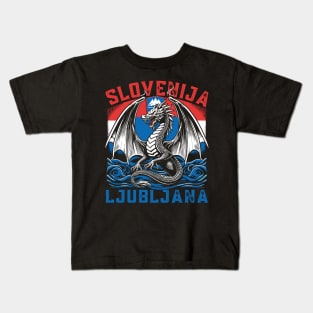 Slovenija - Dragon Ljubljana Symbo Kids T-Shirt